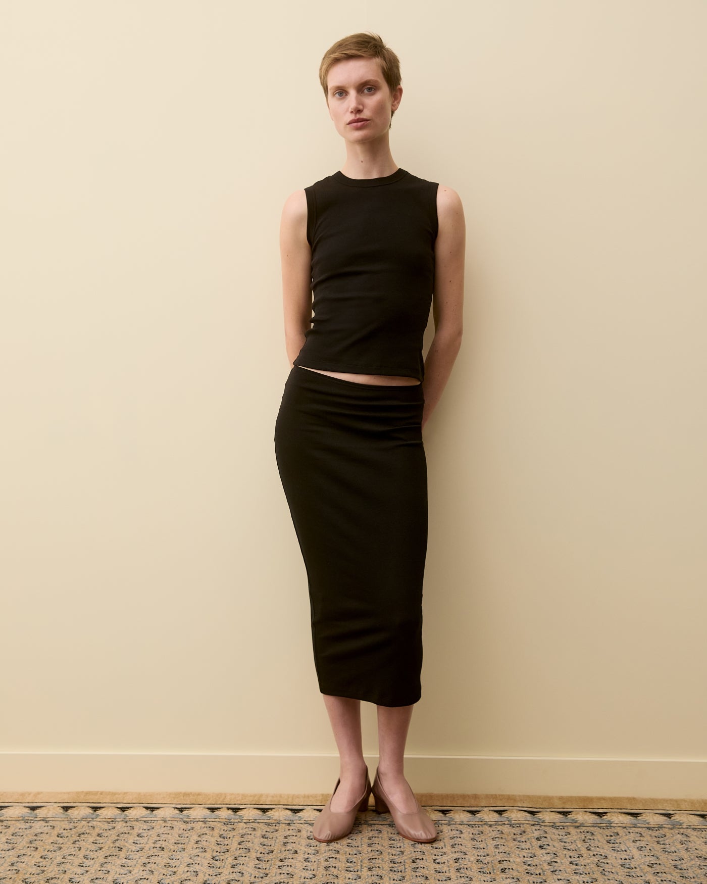 dress skirt black Dress With Rhinestone – Lea Clothing Co main image 0