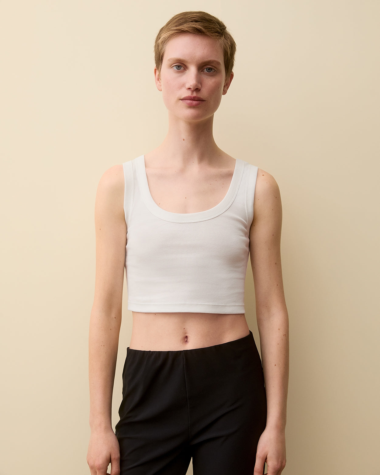 HILLIE CROP | White - FLORE FLORE