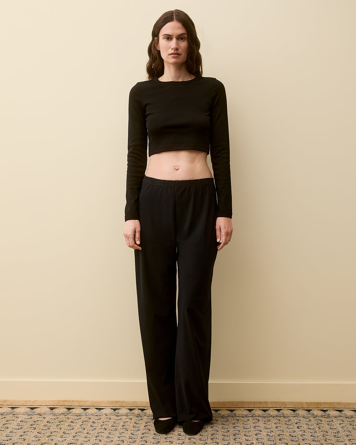 FLORE FLORE/フローレフローレ MAX CROP トップス MAX CROP | Black - FLORE FLORE