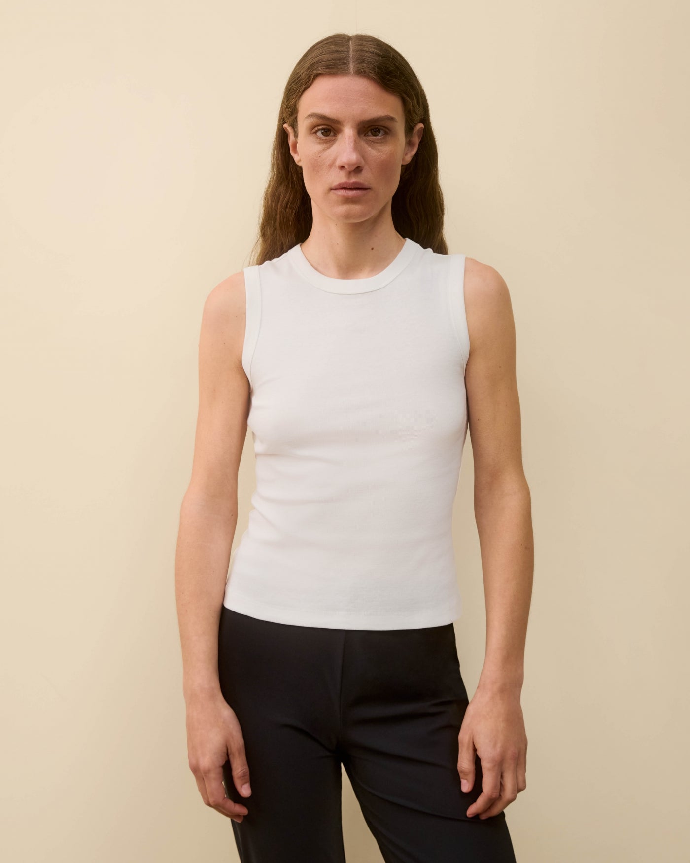 【 MARNO 】Mia tank / White ESMÉ TANK | White - FLORE FLORE