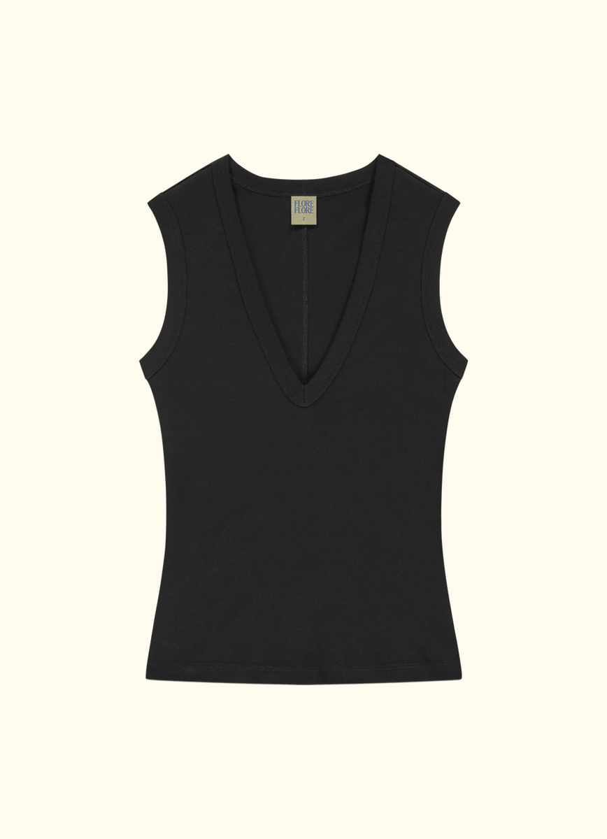 ESMÉ TANK  Black – FLORE FLORE