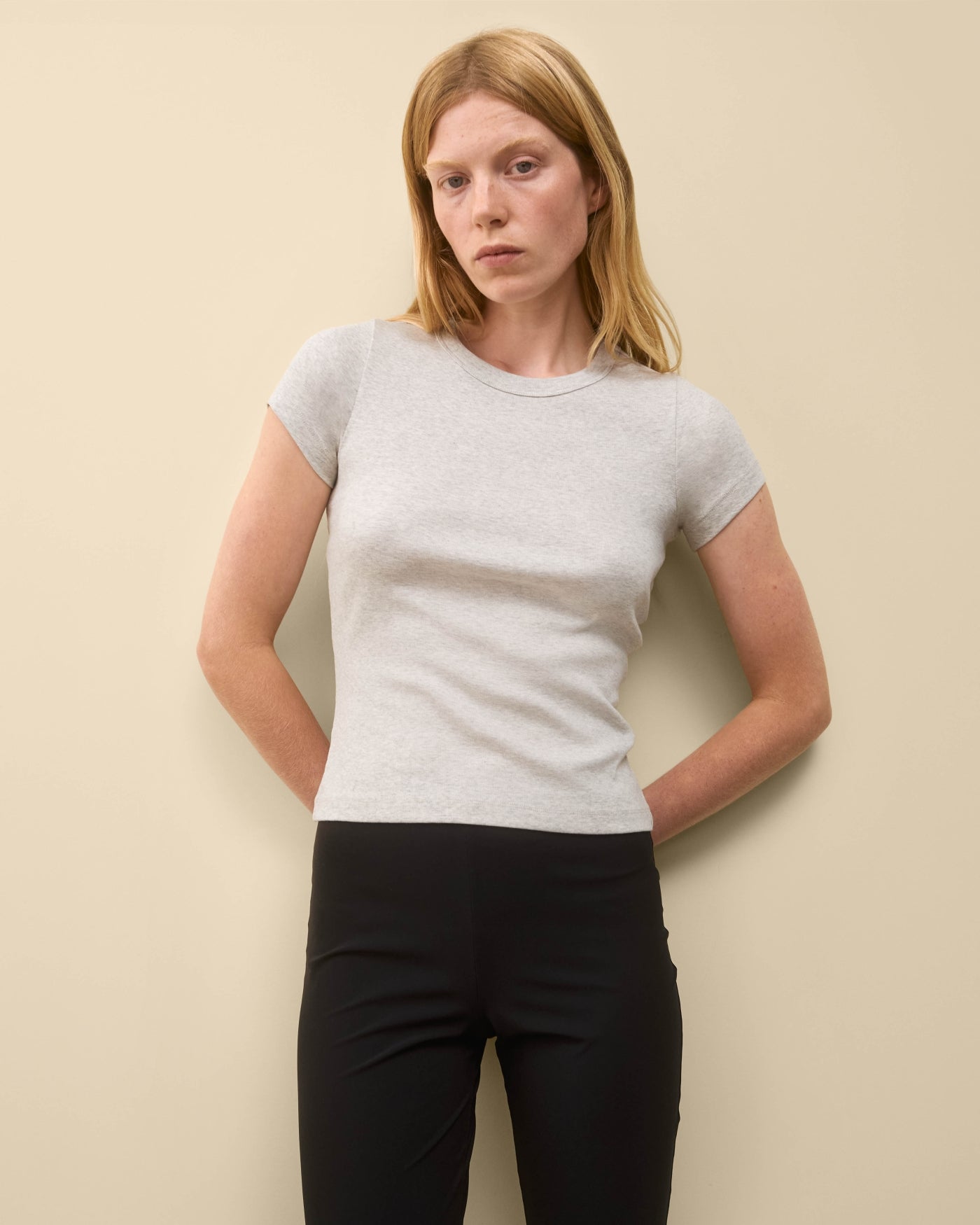 【FLORE FLORE】フローレフローレ　CAR BABY TEE Tシャツ CAR BABY TEE | Heather Grey - FLORE FLORE