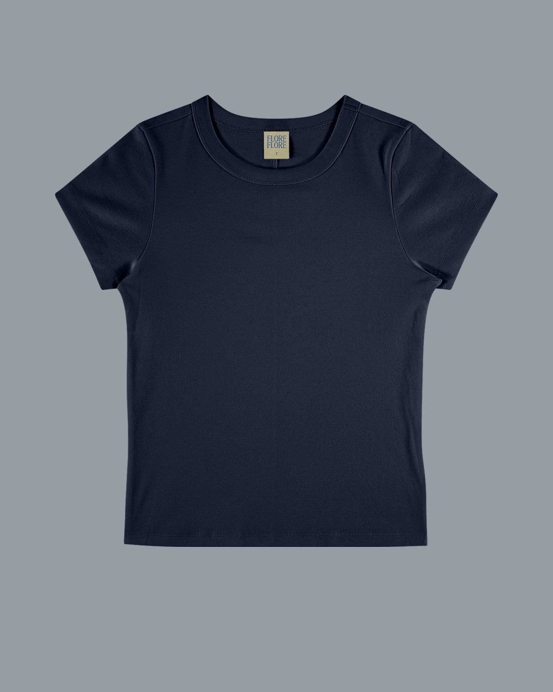 CAR BABY TEE | Navy - FLORE FLORE