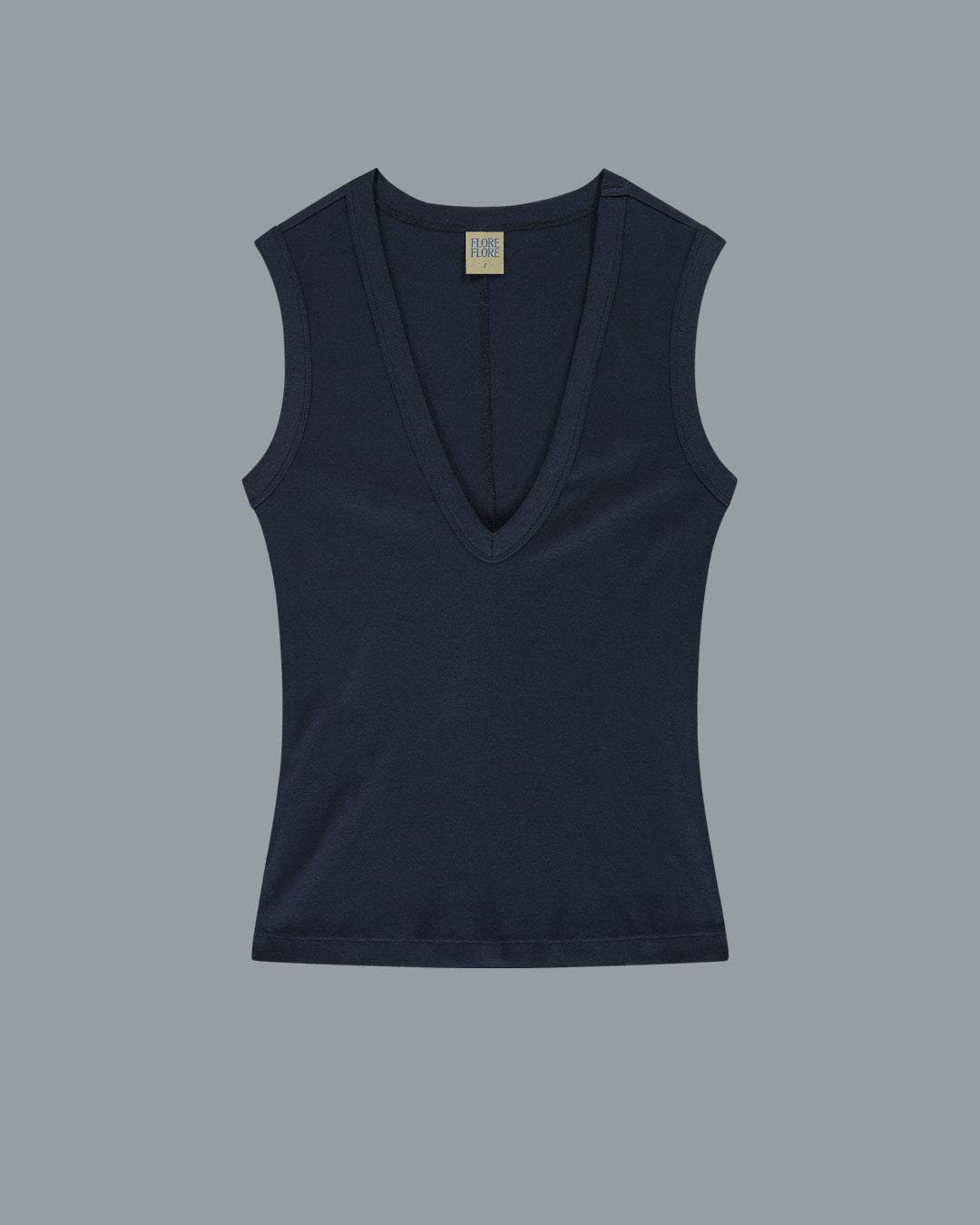 【flore flore】DEWI TANK NAVY 新品 DEWI TANK | Navy - FLORE FLORE