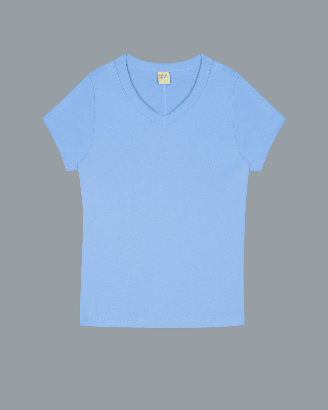 JILL BABY TEE | Baby Blue - FLORE FLORE