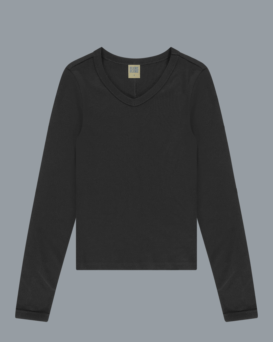 トップス Flower long sleeve shits Black Floracore JILL LONGSLEEVE | Black - FLORE FLORE