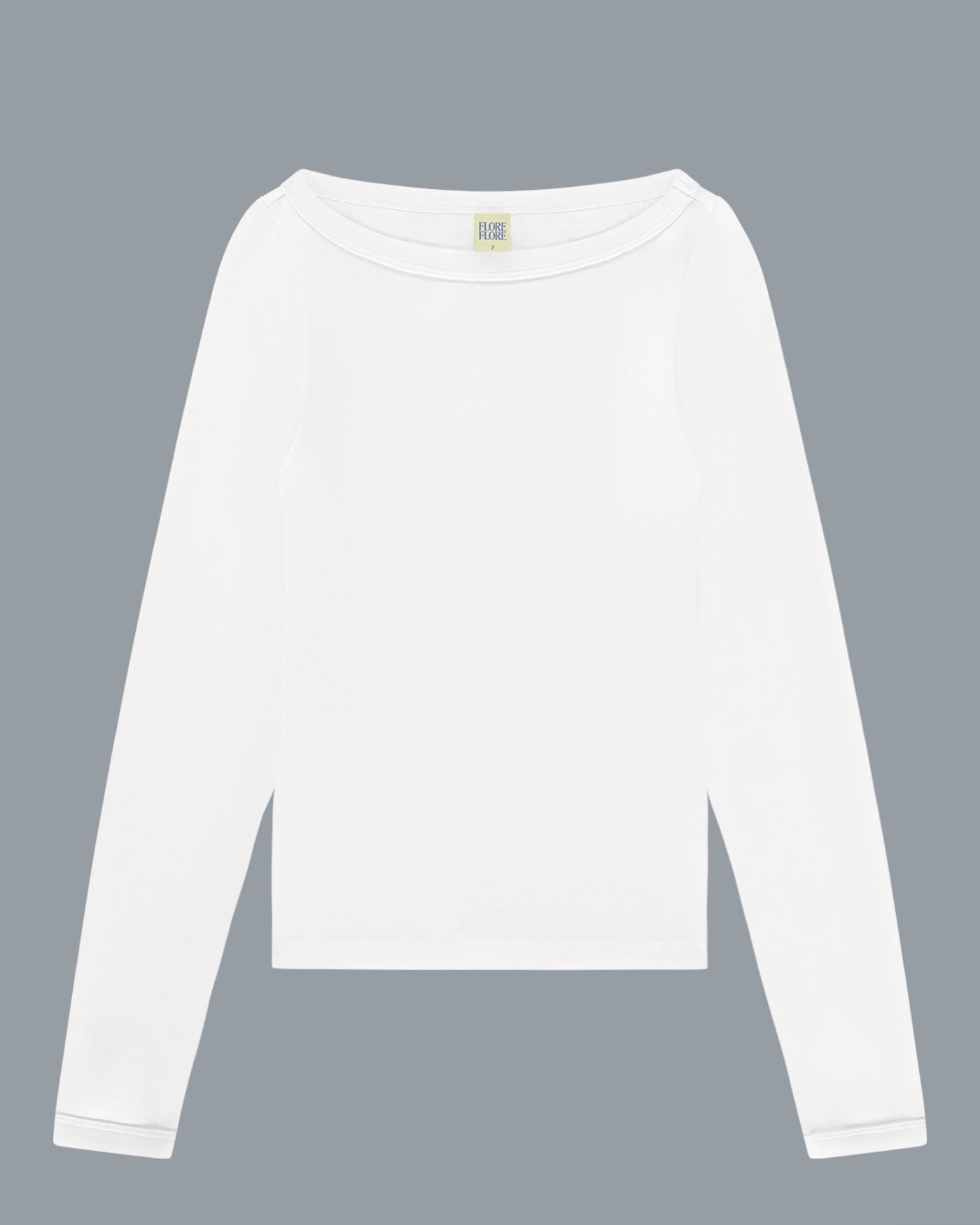 FLORE FLORE STEFFI LONGSLEEVE カットソー STEFFI LONGSLEEVE | White - FLORE FLORE