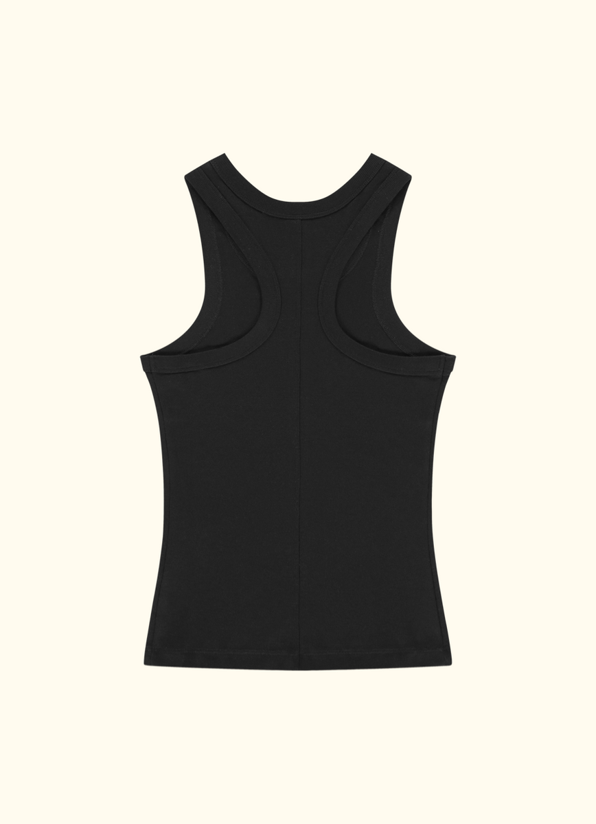 HANNAH TANK  Black – FLORE FLORE