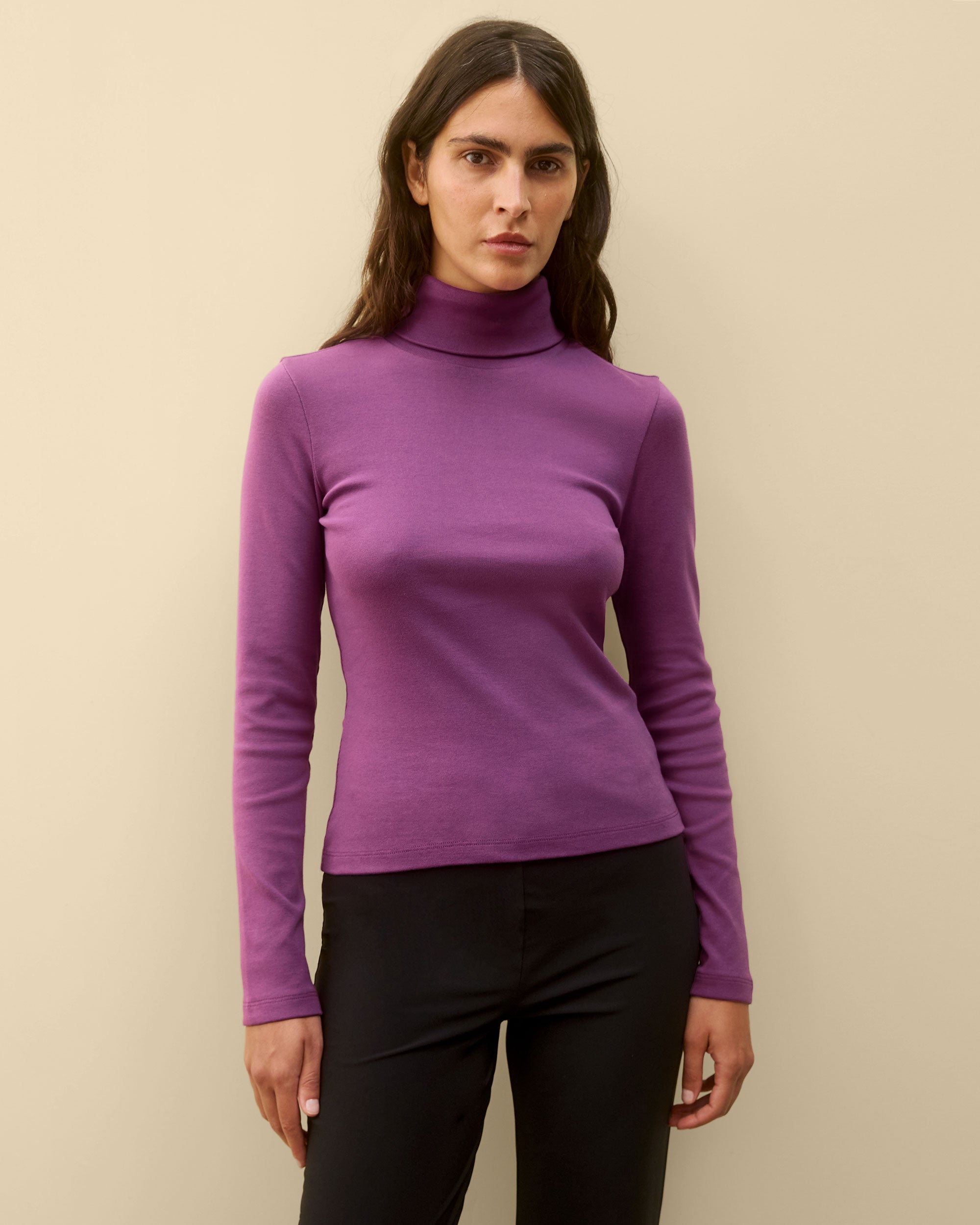 DINAH TURTLENECK | Grape - FLORE FLORE