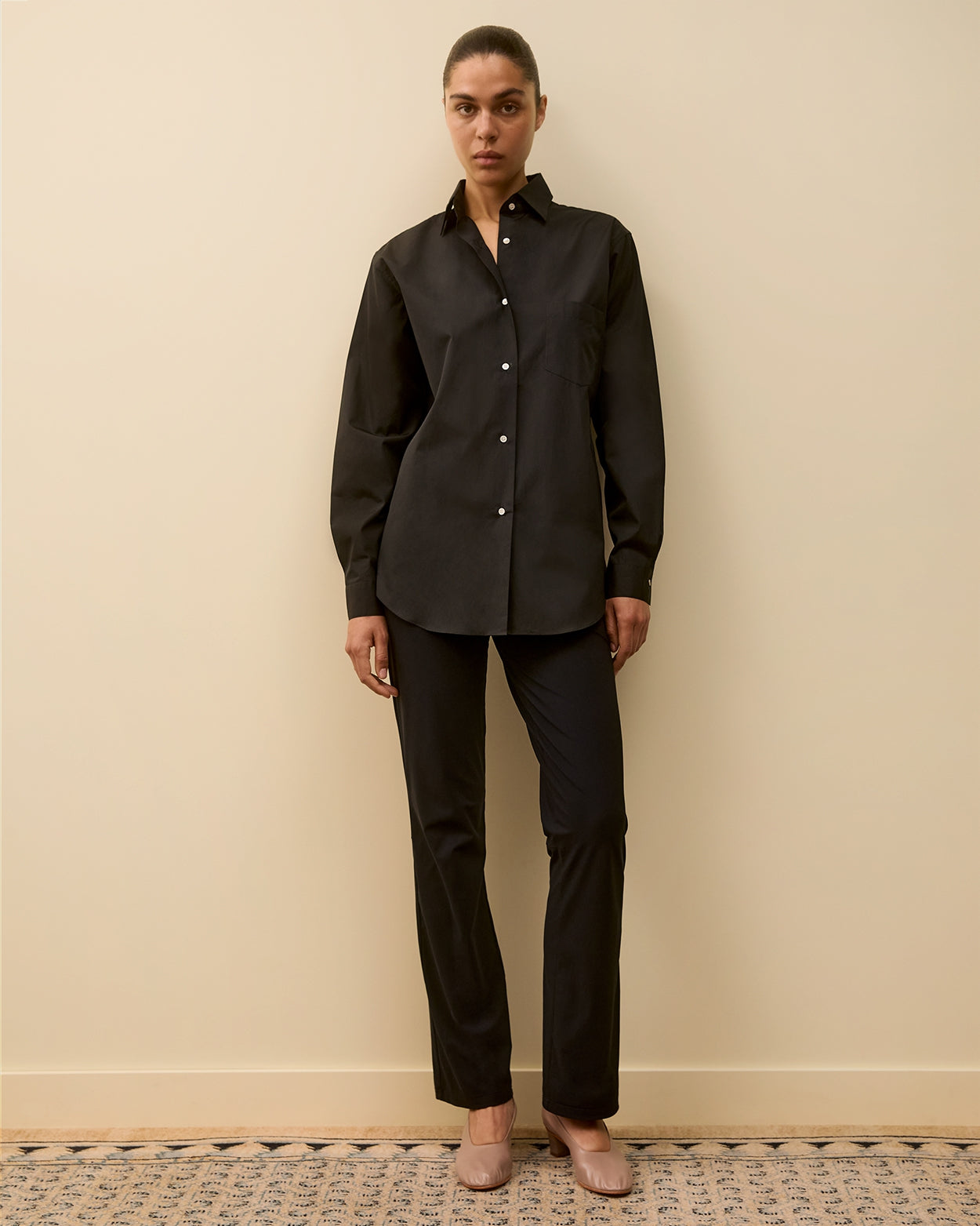 ZOË SHIRT | Black - FLORE FLORE