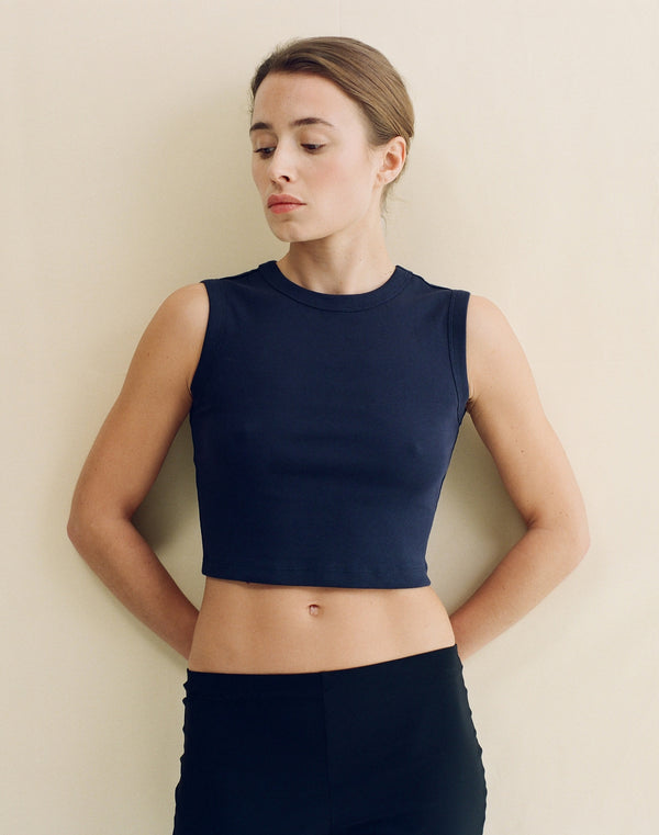 ESMÉ CROP | Black