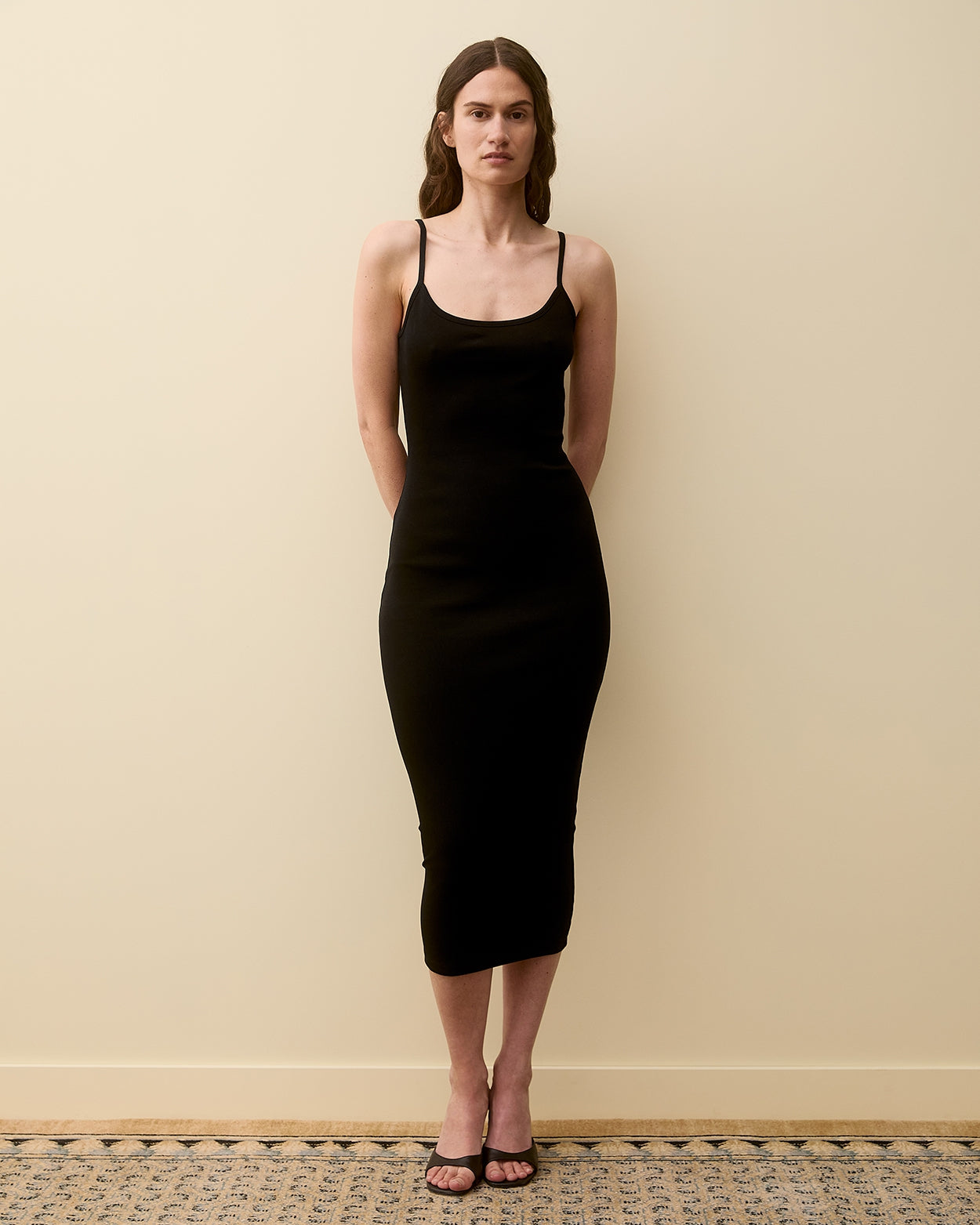 BIBI MIDI DRESS | Black