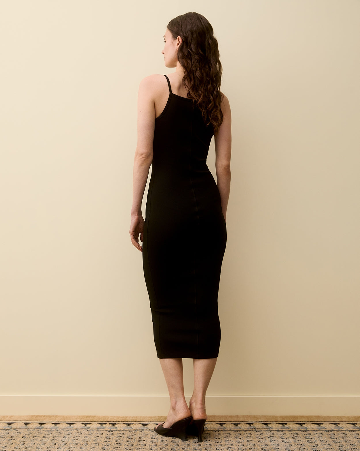 BIBI MIDI DRESS | Black