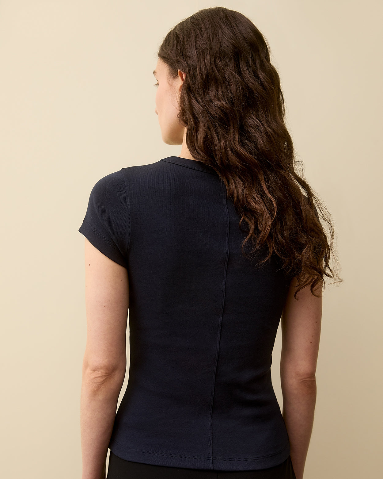 CAR BABY TEE | Navy - FLORE FLORE