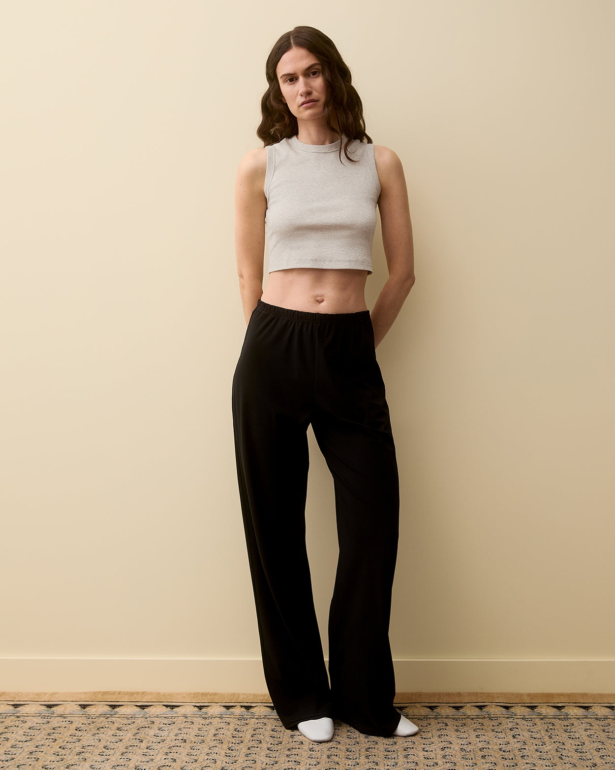 ESMÉ CROP | Heather Grey
