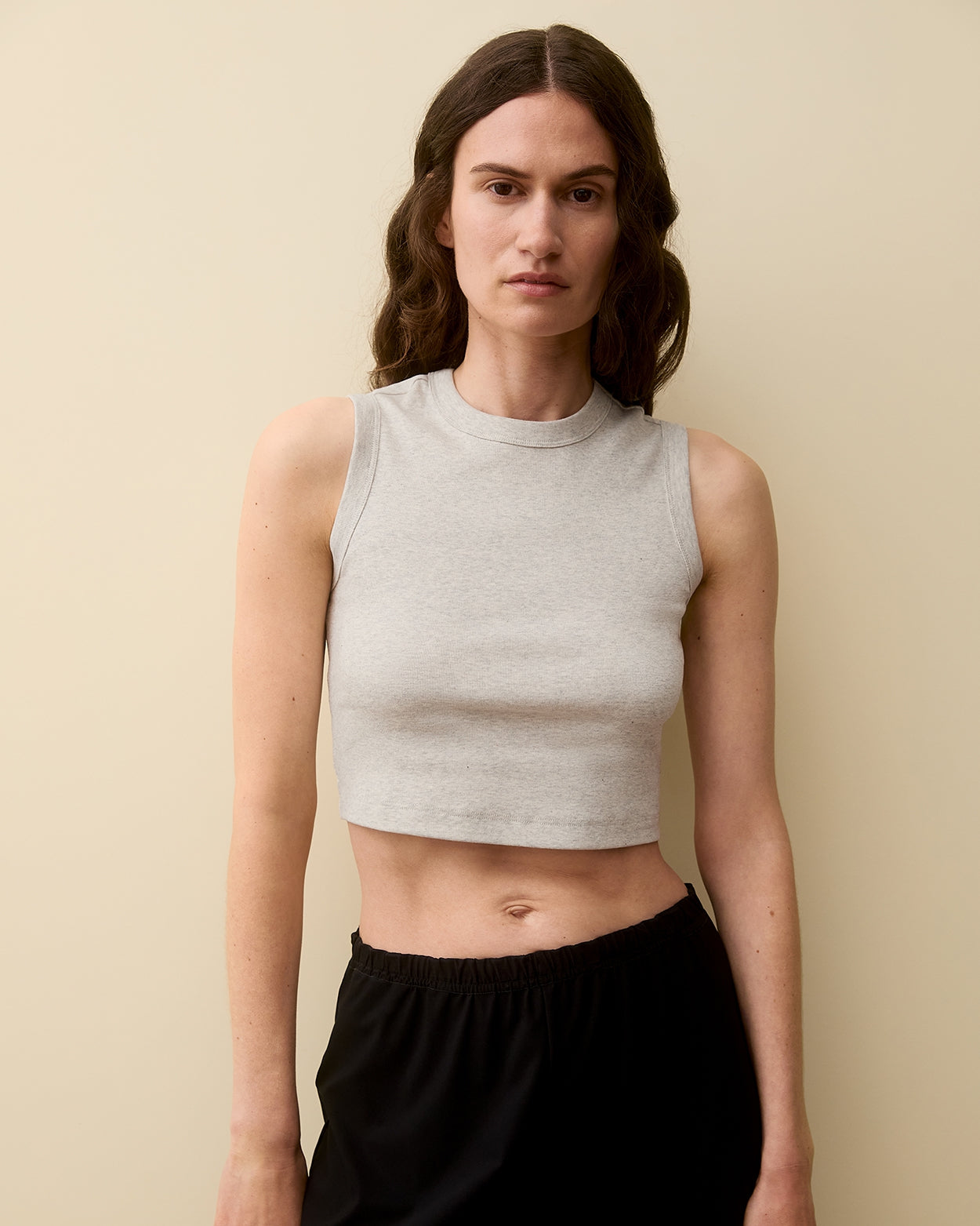 ESMÉ CROP | Heather Grey