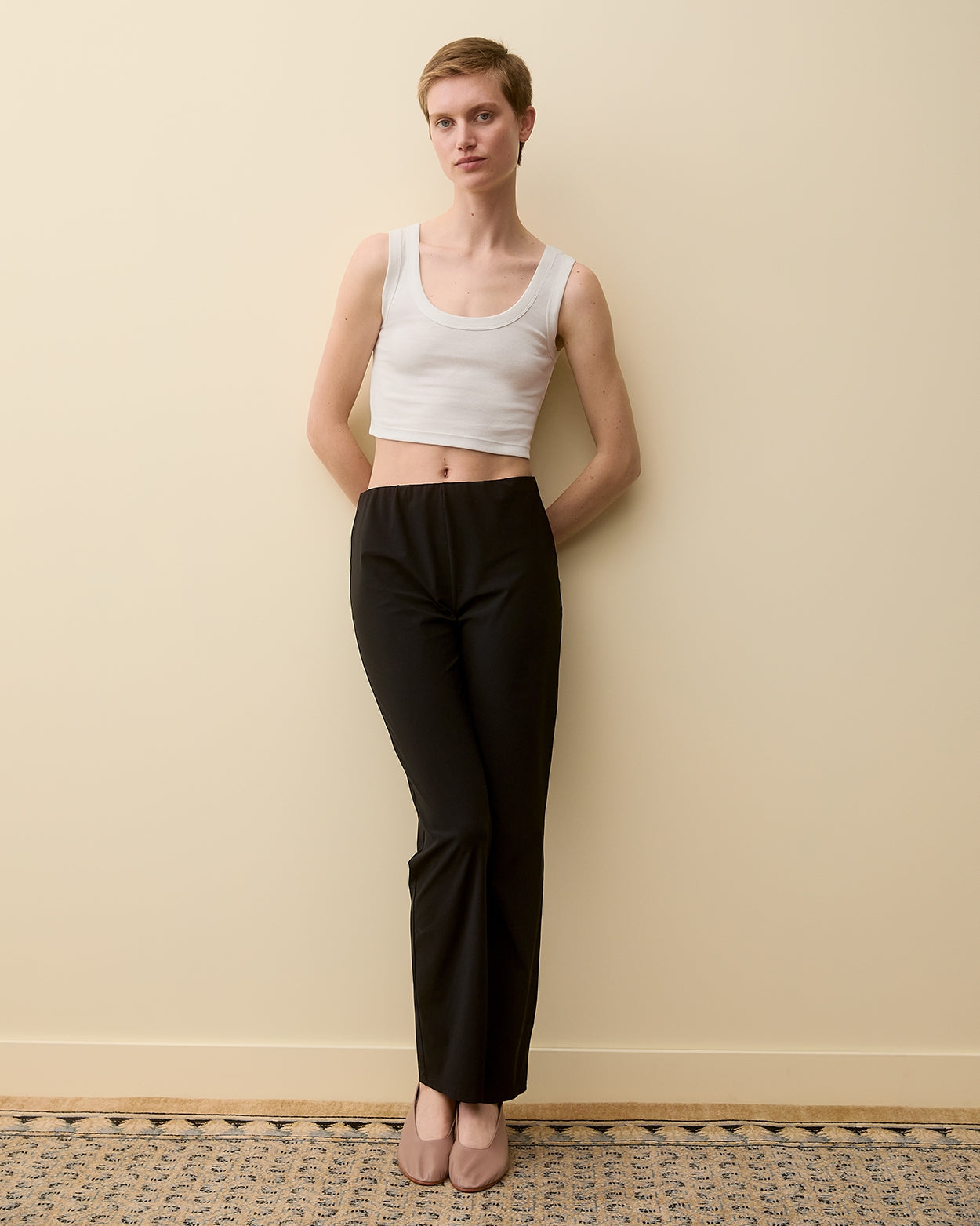 HILLIE CROP | White