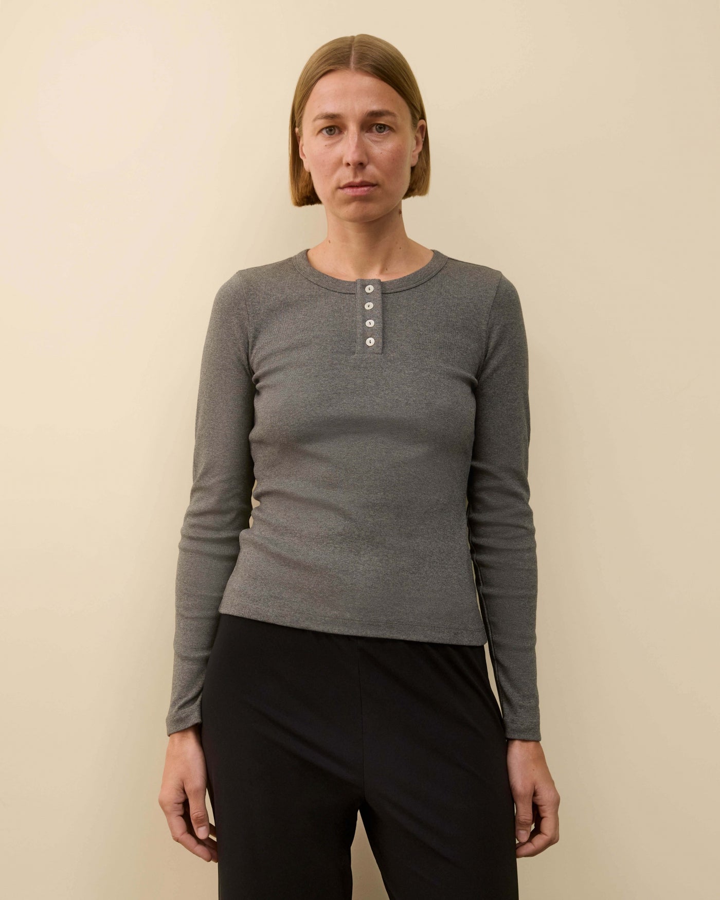 JESS LONGSLEEVE | Melee Grey