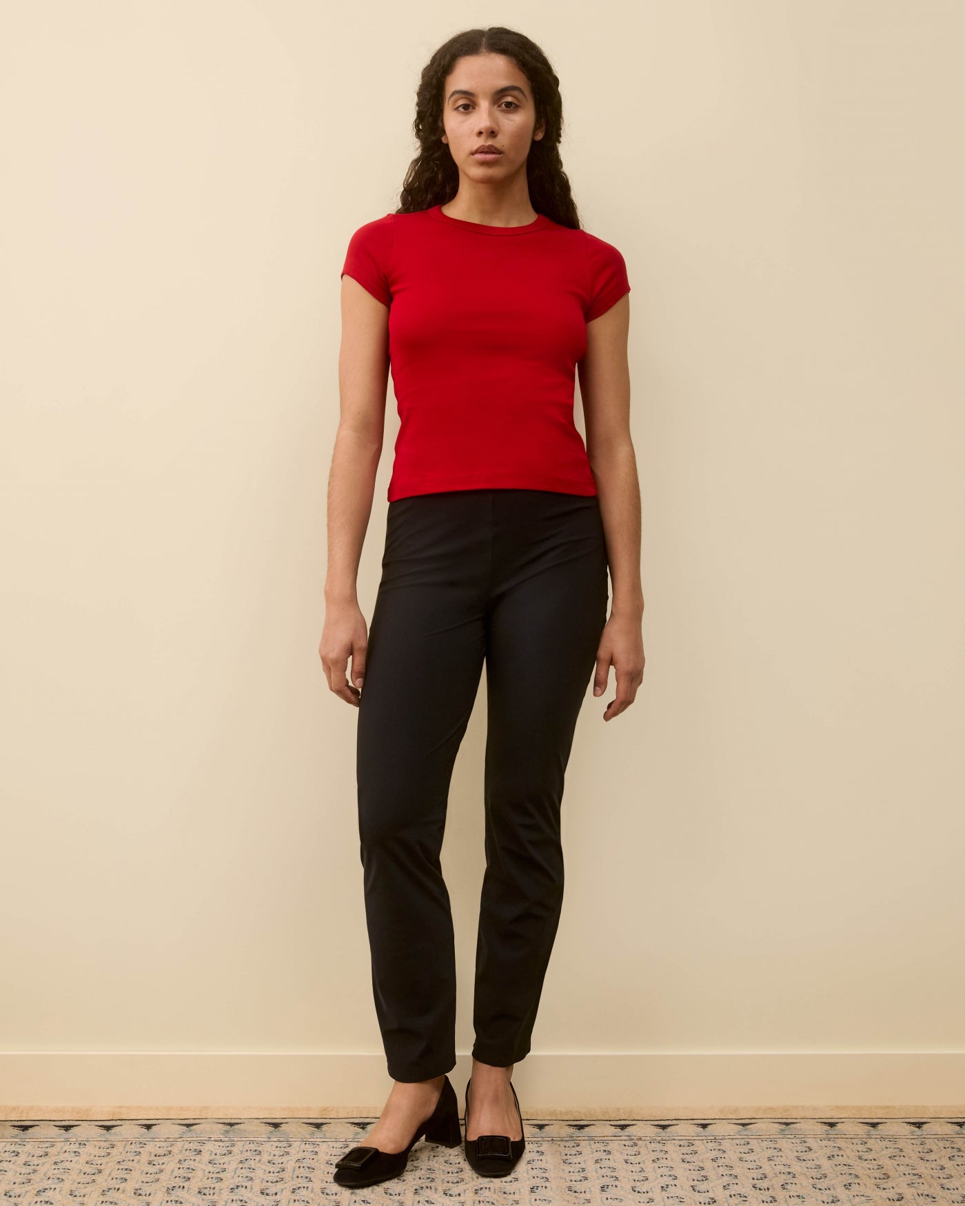 CAR BABY TEE | Red
