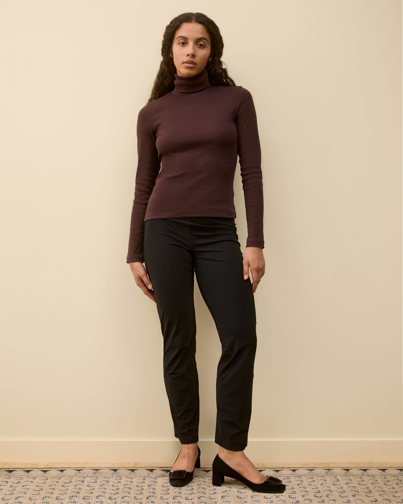 DINAH TURTLENECK | Choco Plum