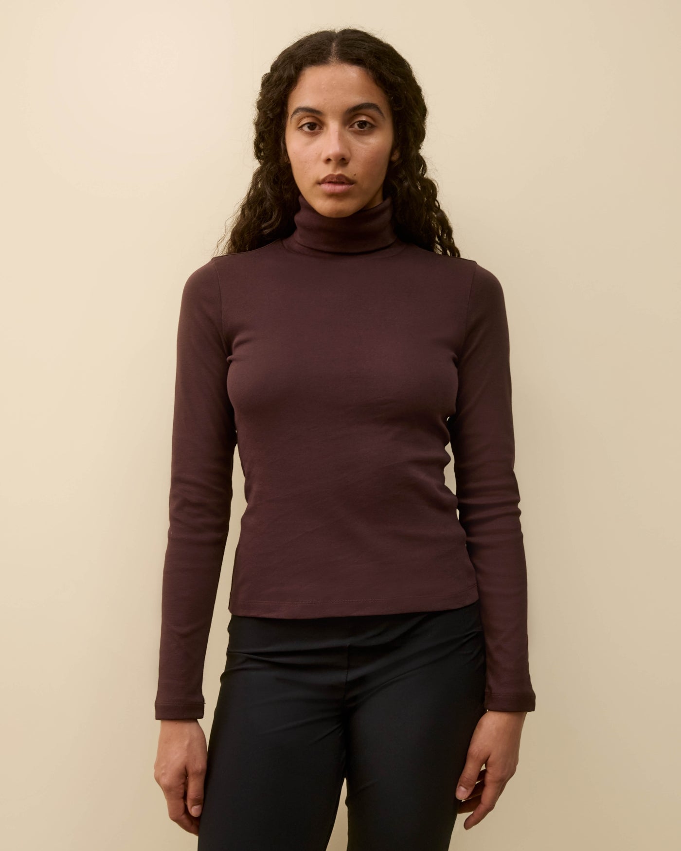 DINAH TURTLENECK | Choco Plum