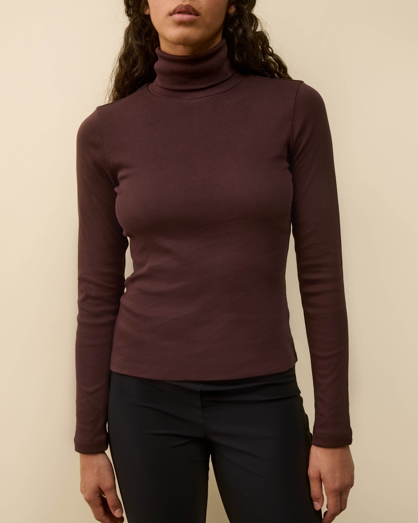 DINAH TURTLENECK | Choco Plum