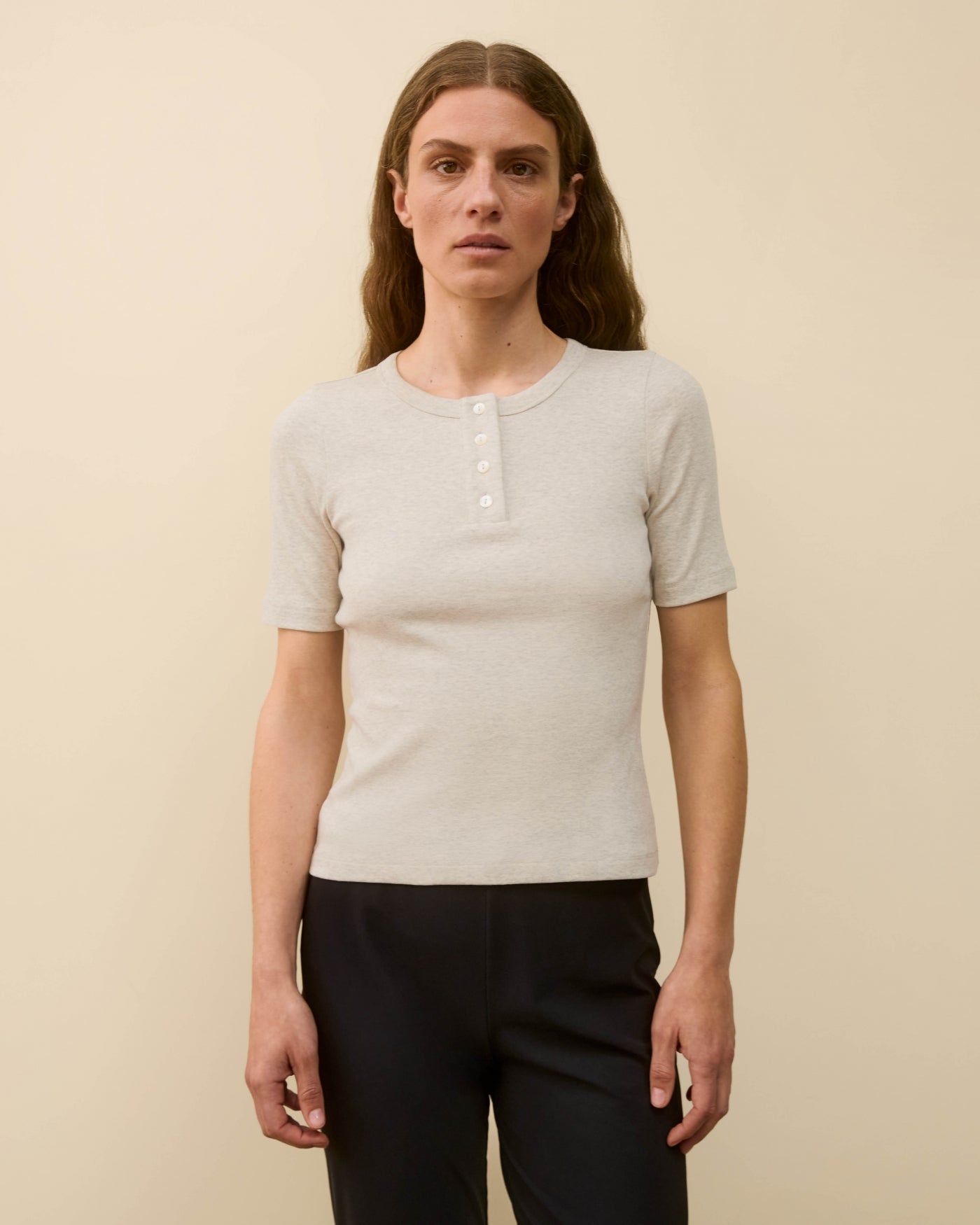 JESS TEE | Heather Grey