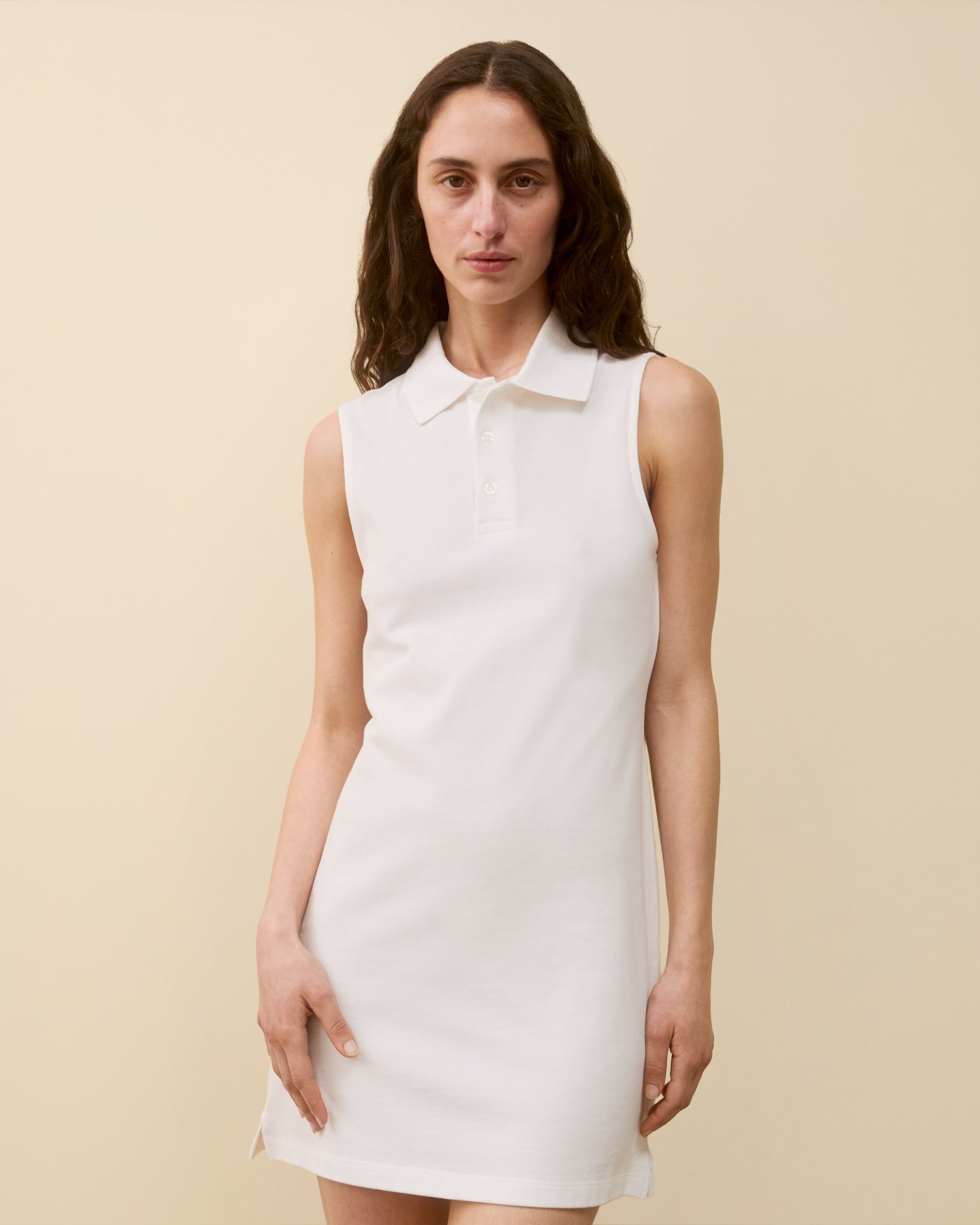 LAUREN POLO DRESS | White