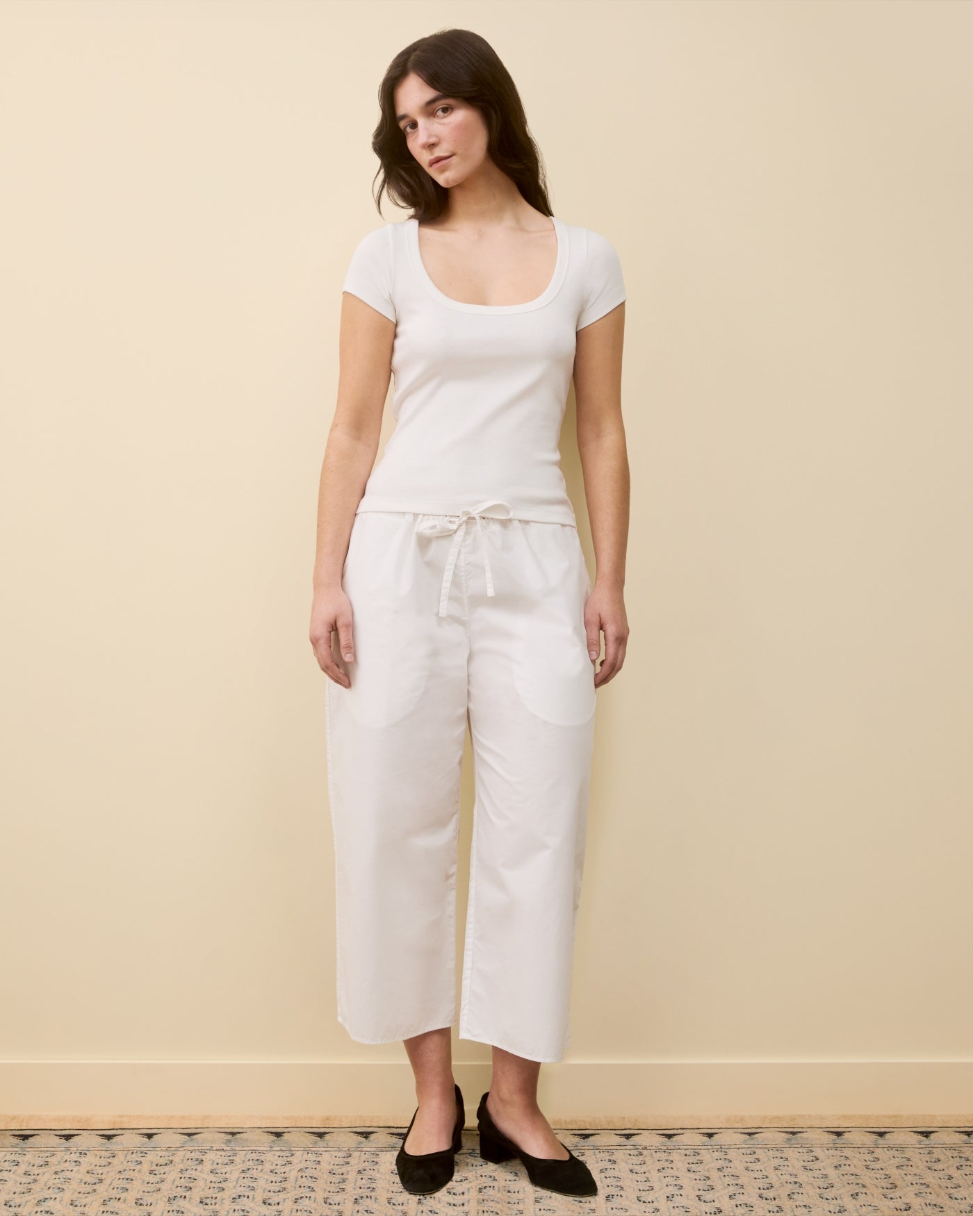LULU BABY TEE | White