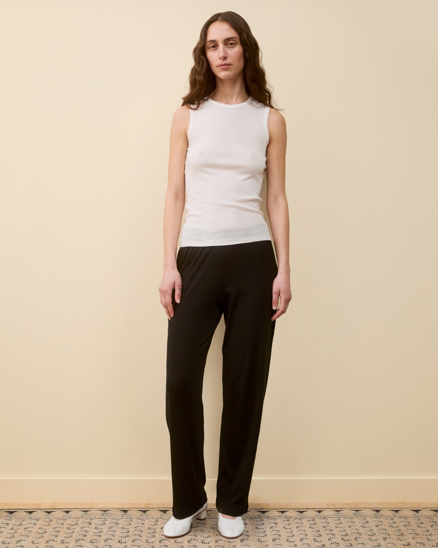現行品 美品♡フローレフローレ オーガニックコットン Esme Tank ESMÉ TANK LW | White - FLORE FLORE