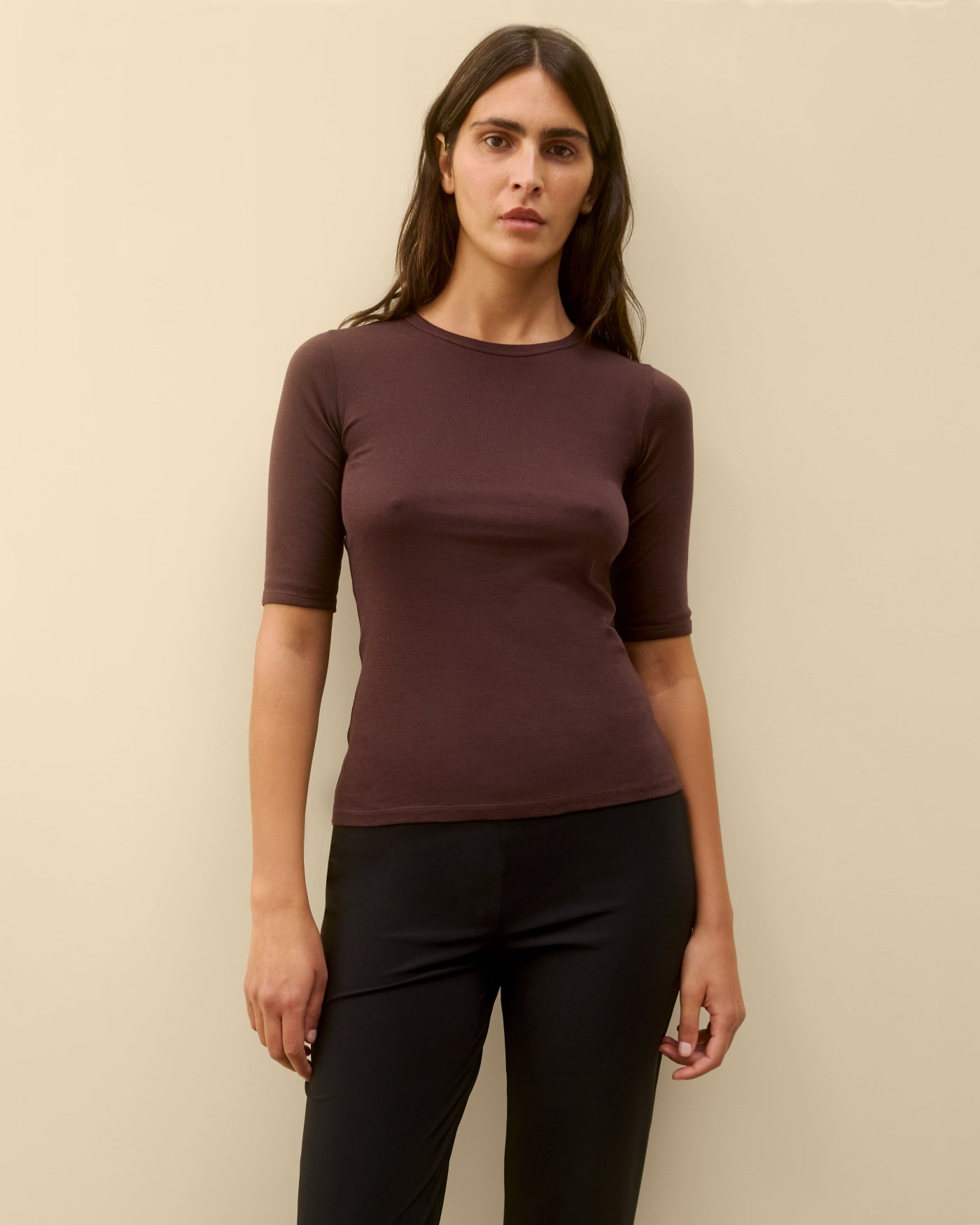 ANNA TEE | Choco Plum