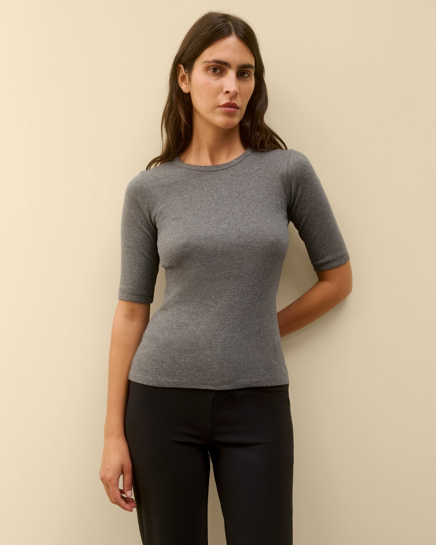 ANNA TEE | Melee Grey