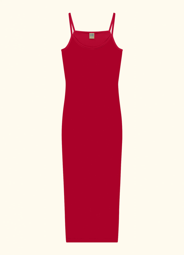 BIBI MIDI DRESS | Red