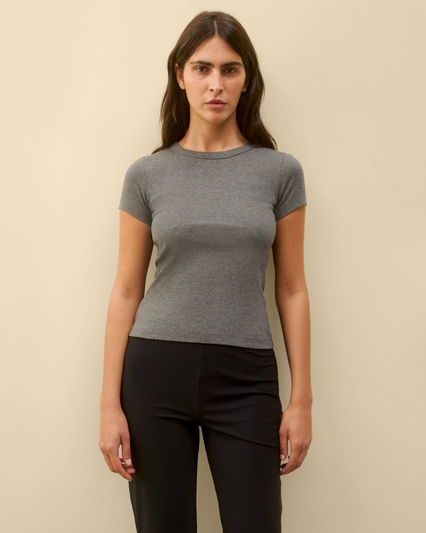 CAR BABY TEE | Melee Grey