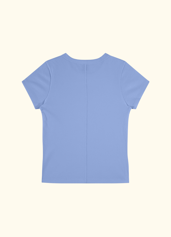 CAR BABY TEE | Baby Blue