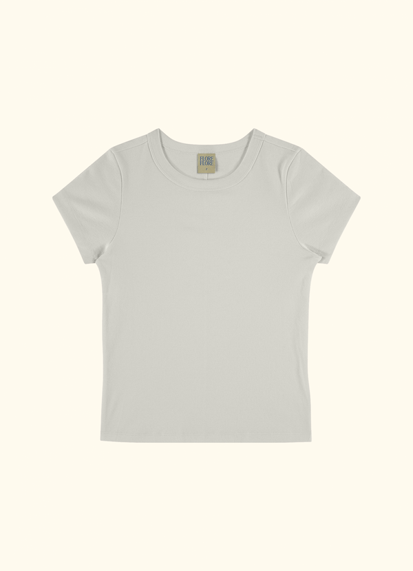 CAR BABY TEE | Chalk