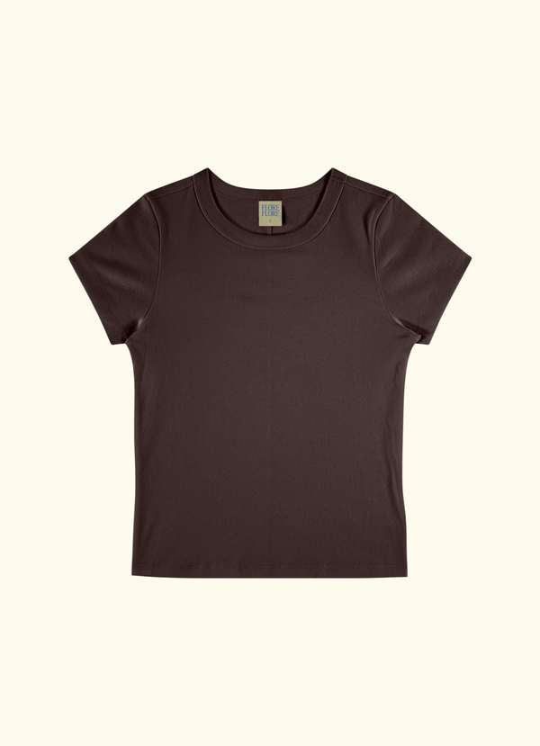 CAR BABY TEE | Choco Plum