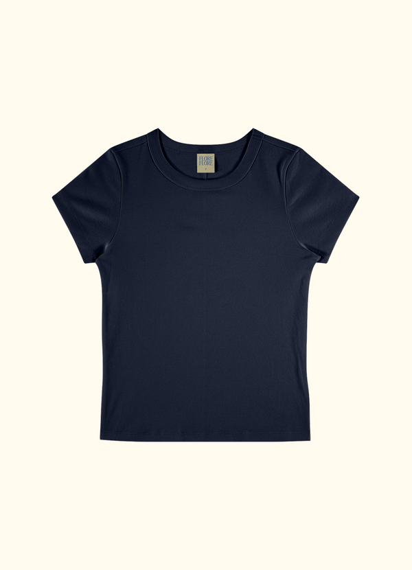 CAR BABY TEE | Navy