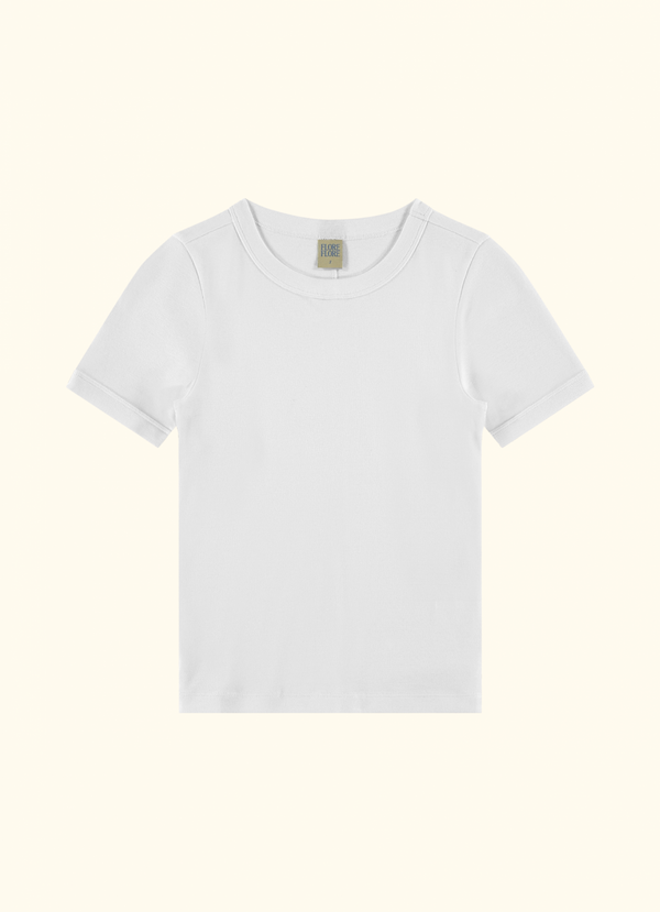 CAR TEE | White