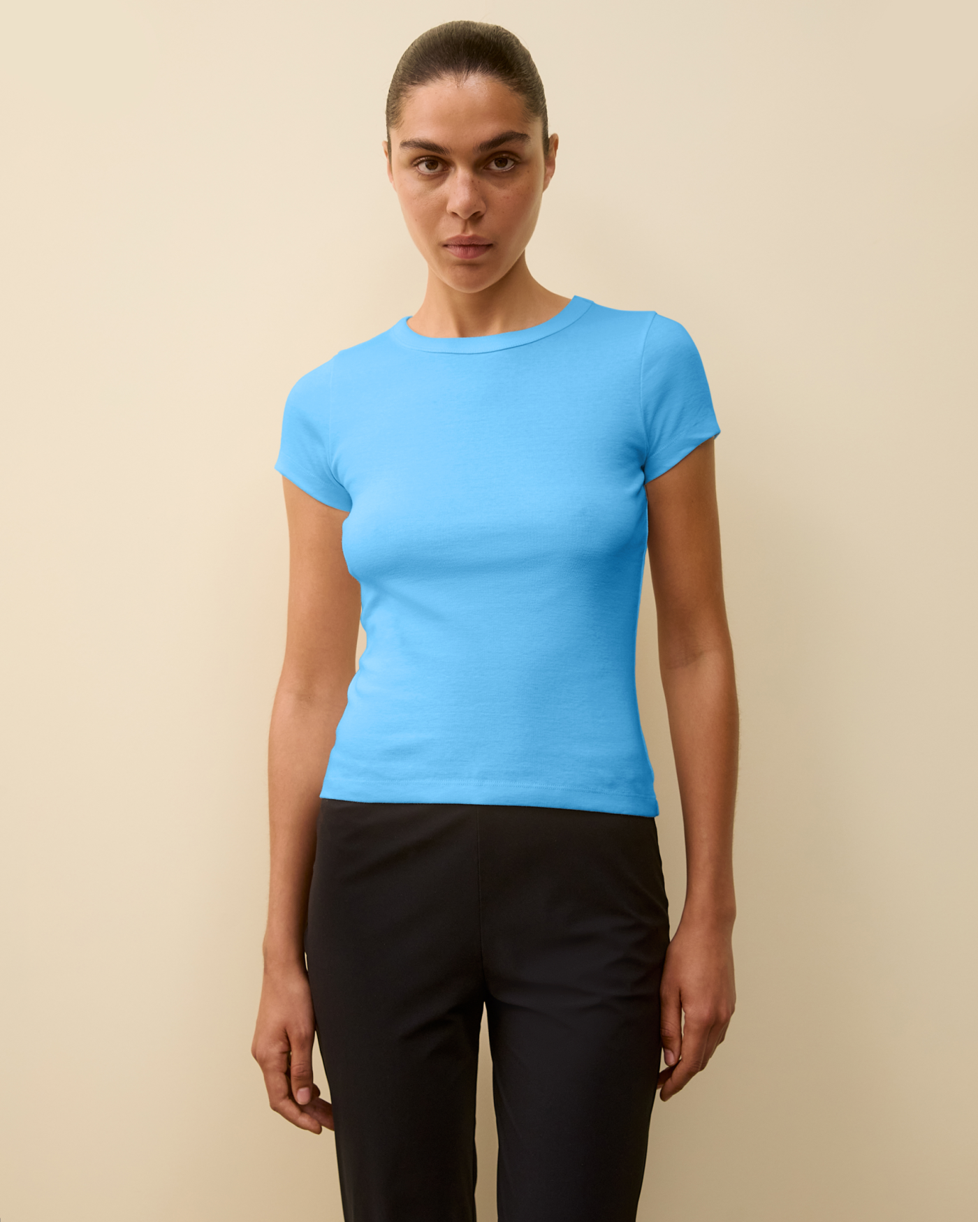 CAR BABY TEE | Azur Blue