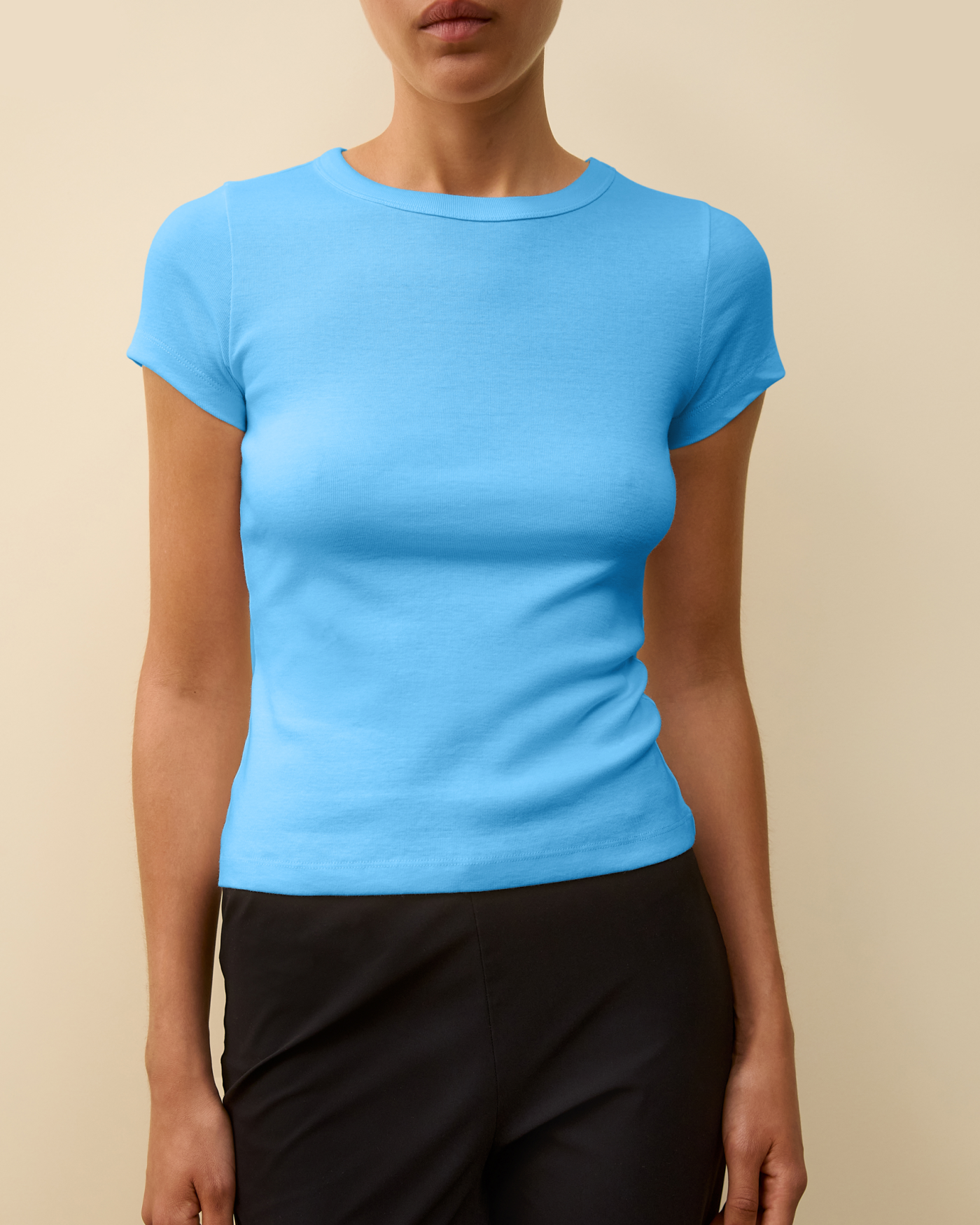 CAR BABY TEE | Azur Blue