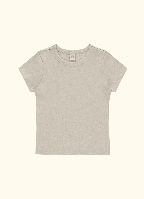 CAR BABY TEE | Heather Grey