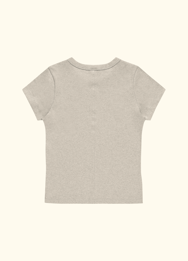 CAR BABY TEE | Heather Grey