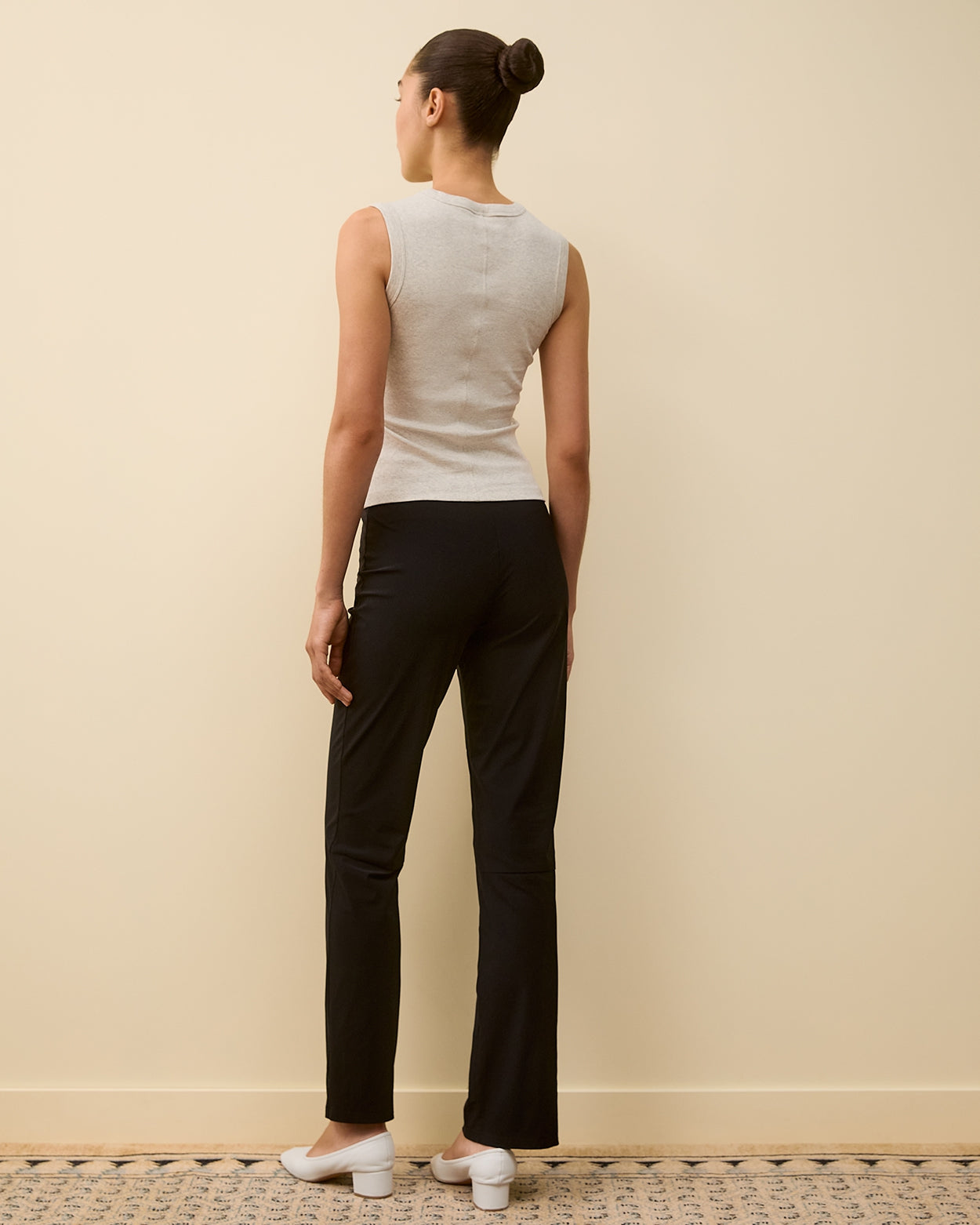 L'Appartement Botanical Tank Top グレーA ESMÉ TANK | Heather Grey - FLORE FLORE