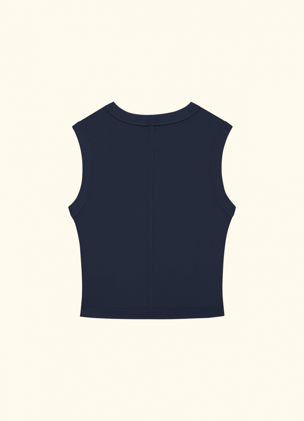 ESMÉ CROP | Navy