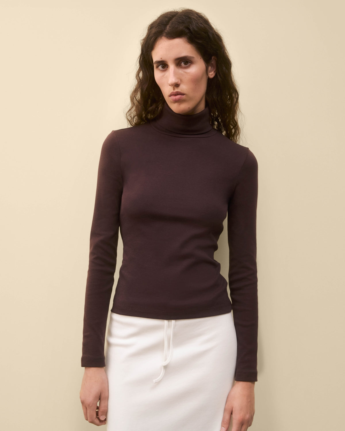 DINAH TURTLENECK | Choco Plum