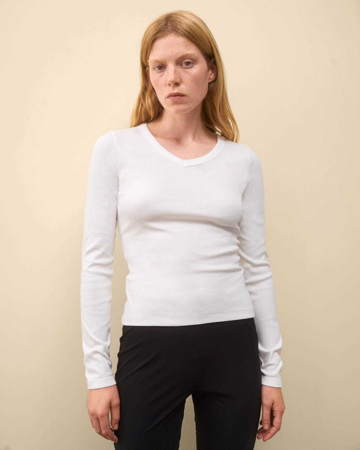 JILL LONGSLEEVE | White