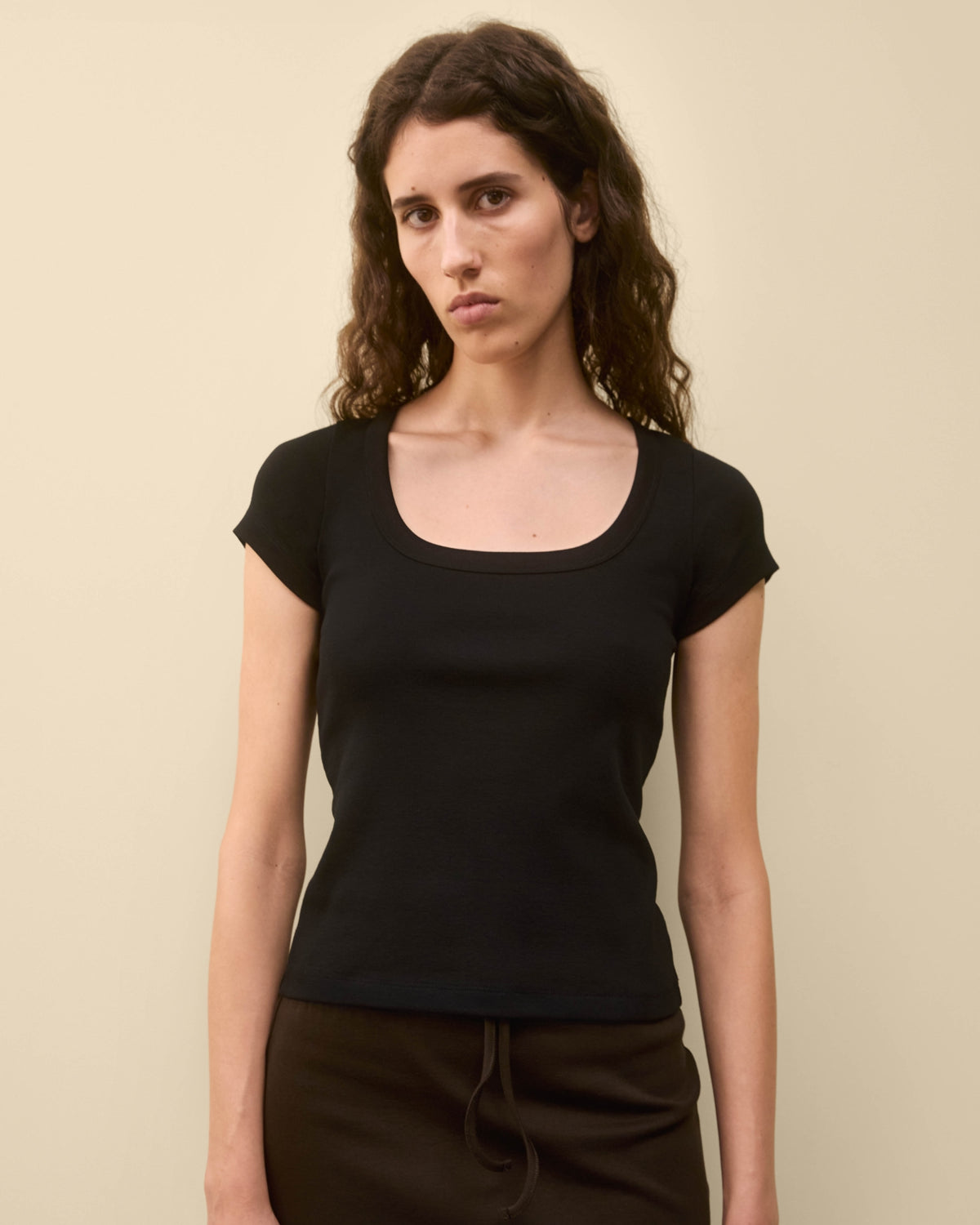LULU BABY TEE | Black