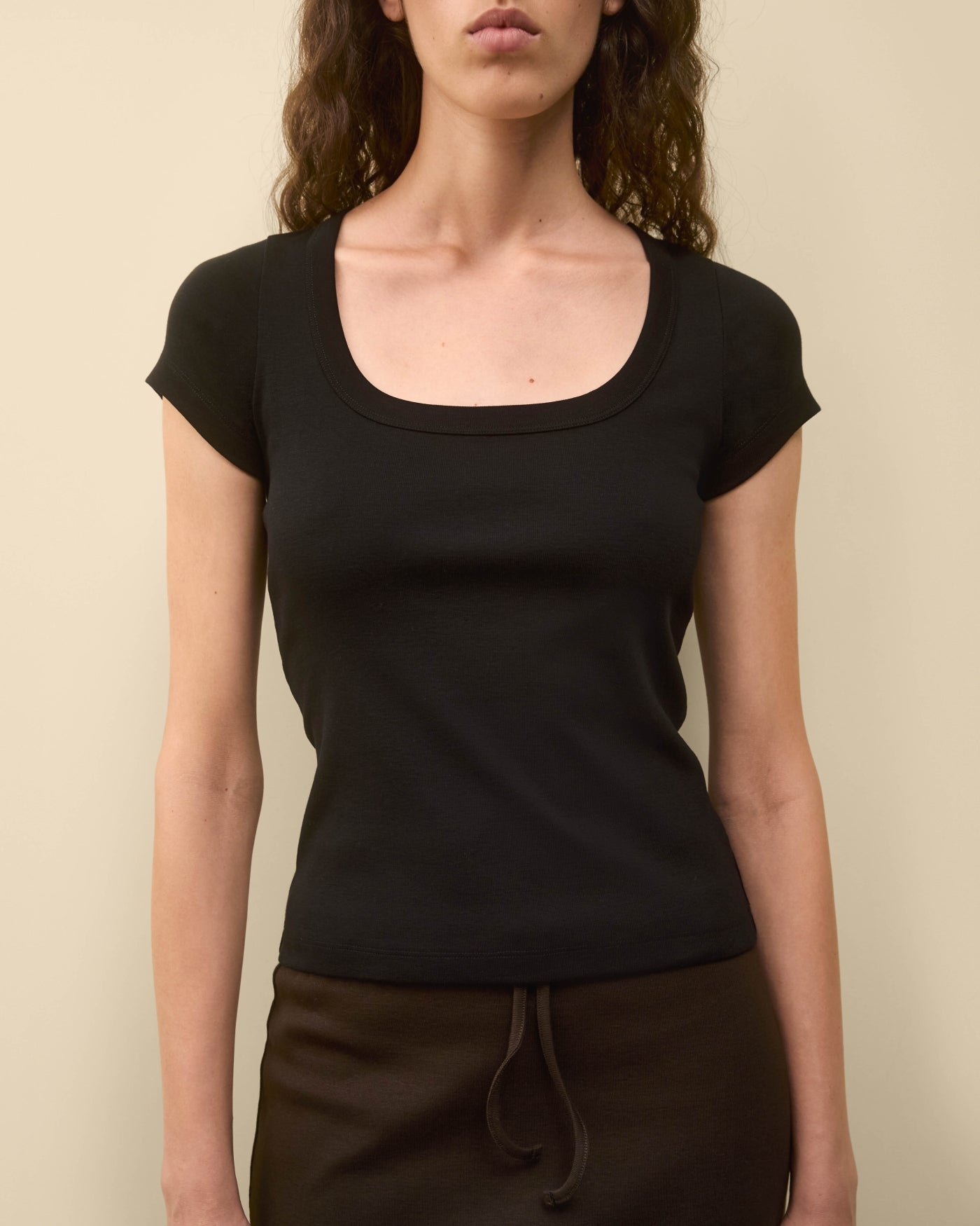 LULU BABY TEE | Black - FLORE FLORE