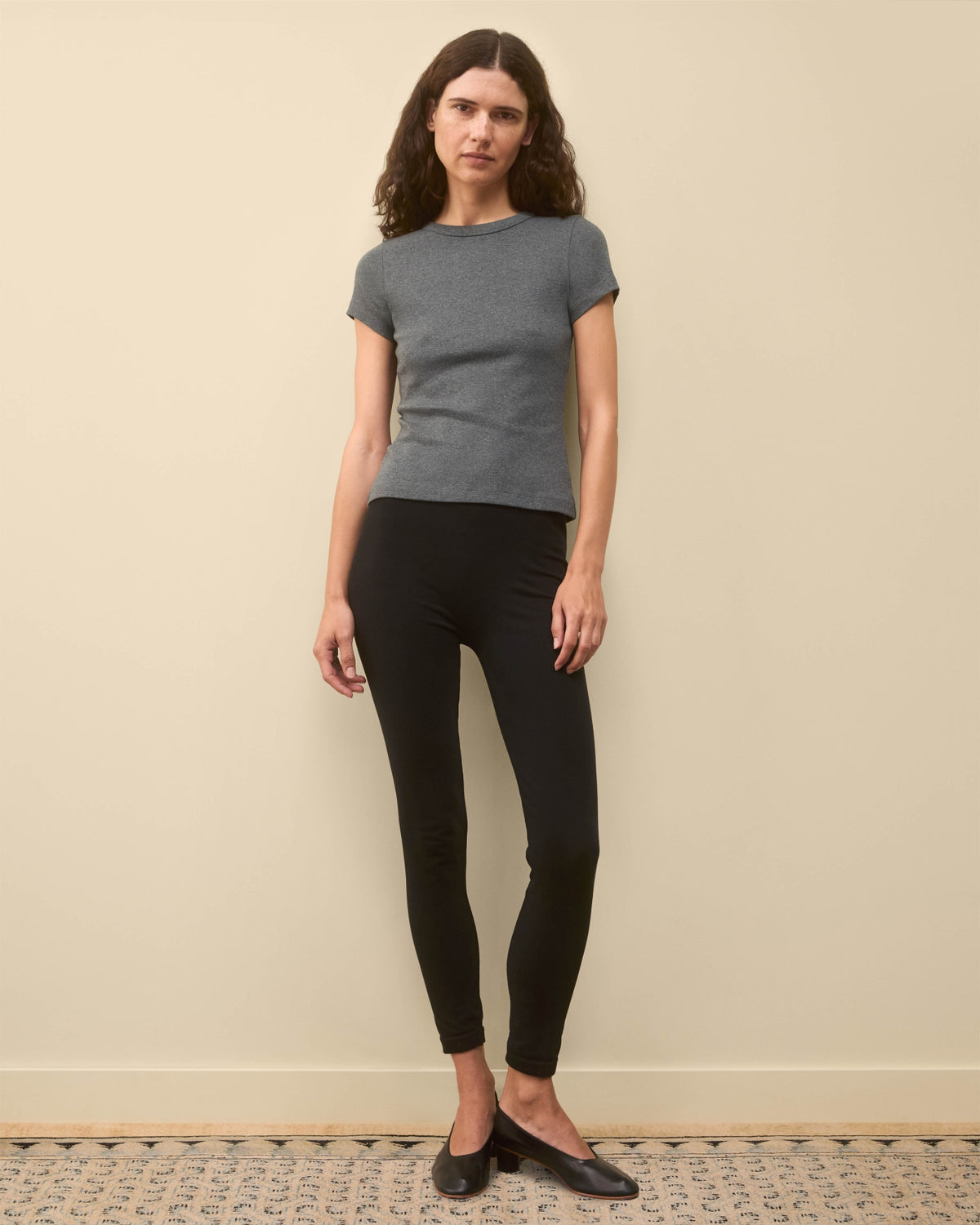 CAR BABY TEE | Melee Grey
